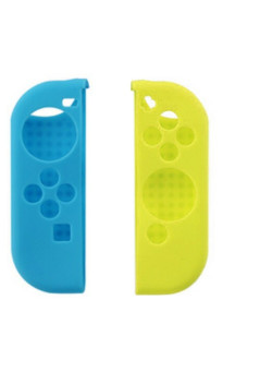 Силиконовые чехлы для 2-х контроллеров Joy-Con (голубой и желтый) (Nintendo Switch)